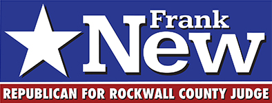 Frank New for County Judge